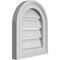 Ekena Millwork Round Top Surface Mount PVC Gable Vent: Functional, w/ 2"W x 1-1/2"P Brickmould Frame, 12"W x 14"H GVPRT12X1402SF - alternate 2